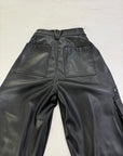 Cargo piel negro S M