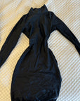 Vestido negro corto xs s